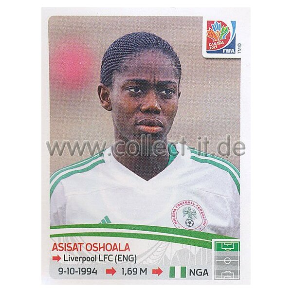 Frauen WM 2015 - Sticker 325 - Asisat Oshoala - Nigeria