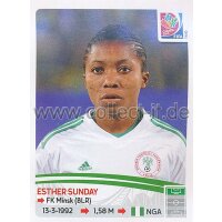 Frauen WM 2015 - Sticker 326 - Esther Sunday - Nigeria