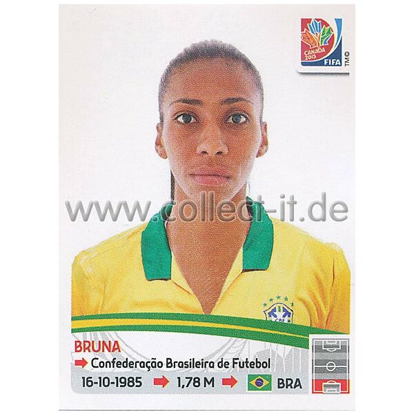 Frauen WM 2015 - Sticker 330 - Bruna - Brasilien