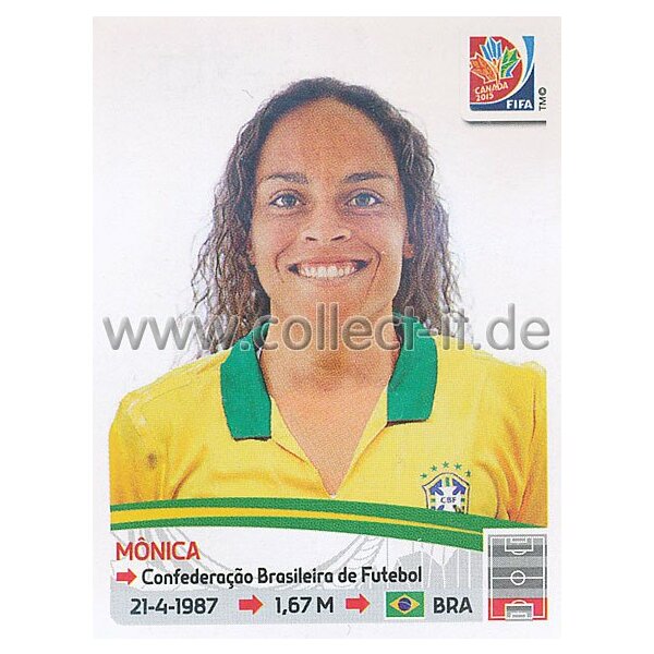 Frauen WM 2015 - Sticker 331 - Monica Quinteros - Brasilien