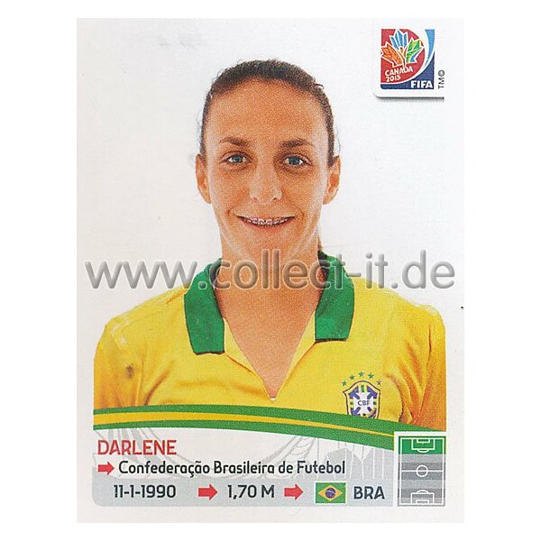 Frauen WM 2015 - Sticker 343 - Darlene - Brasilien