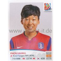 Frauen WM 2015 - Sticker 356 - Kwon Hahnul - Korea Republik