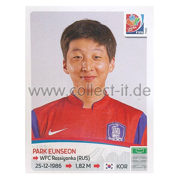 Frauen WM 2015 - Sticker 361 - Park Eunseon - Korea Republik