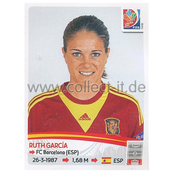 Frauen WM 2015 - Sticker 368 - Ruth Garcia - Spanien