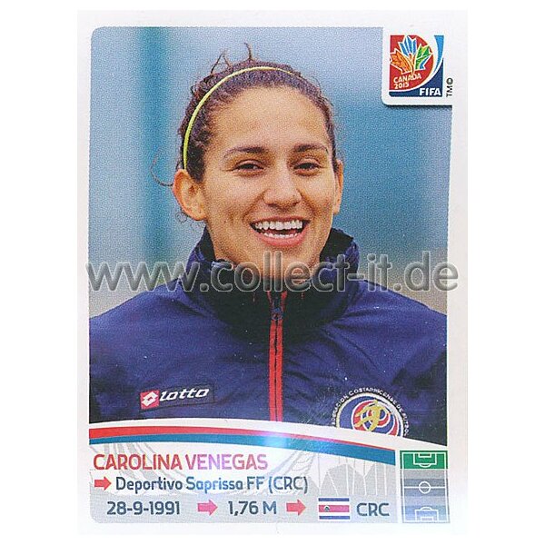 Frauen WM 2015 - Sticker 401 - Carolina Venegas - Costa Rica