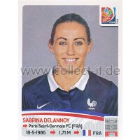 Frauen WM 2015 - Sticker 406 - Sabrina Delannay - Frankreich