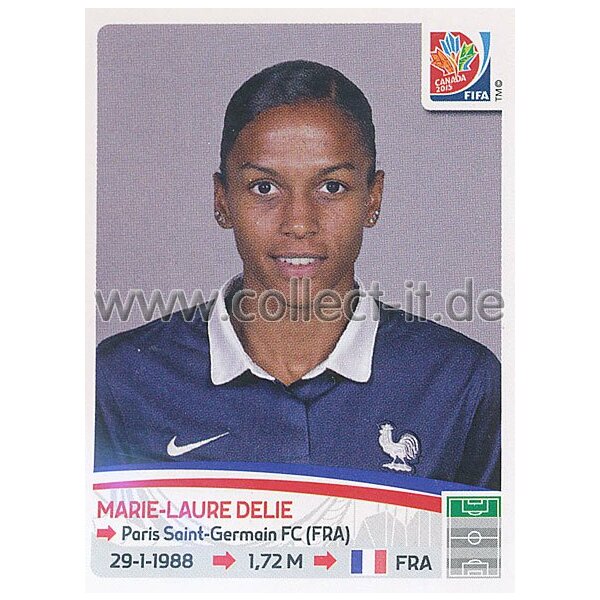 Frauen WM 2015 - Sticker 419 - Marie-Laure Delie - Frankreich