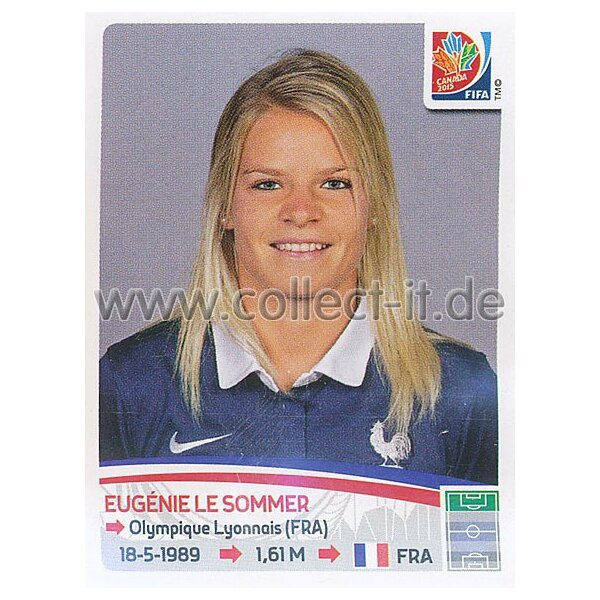 Frauen WM 2015 - Sticker 420 - Eugenie Le Sommer - Frankreich