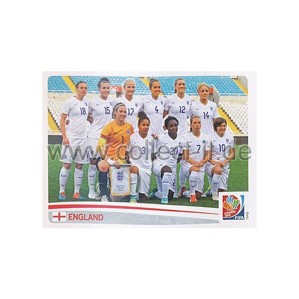 Frauen WM 2015 - Sticker 423 - Team - England