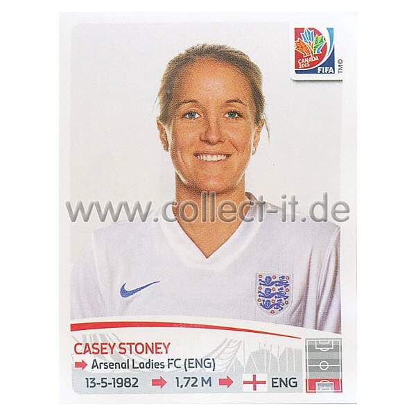 Frauen WM 2015 - Sticker 430 - Casey Stoney - England