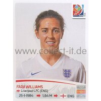 Frauen WM 2015 - Sticker 435 - Fara Williams - England