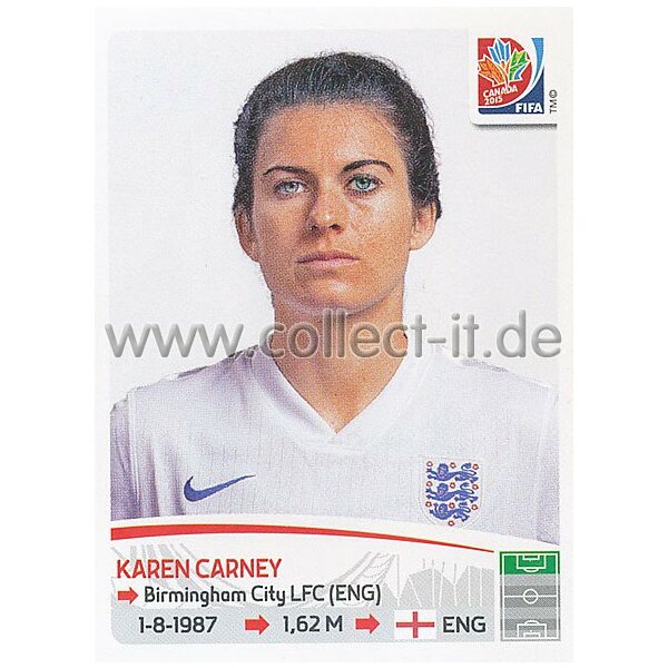 Frauen WM 2015 - Sticker 437 - Karen Carney - England