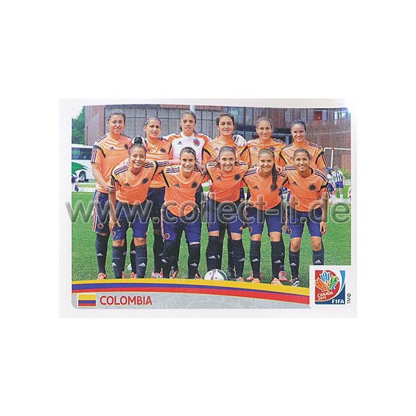 Frauen WM 2015 - Sticker 442 - Team - Kolumbien