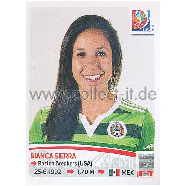 Frauen WM 2015 - Sticker 469 - Bianca Sierra - Mexiko