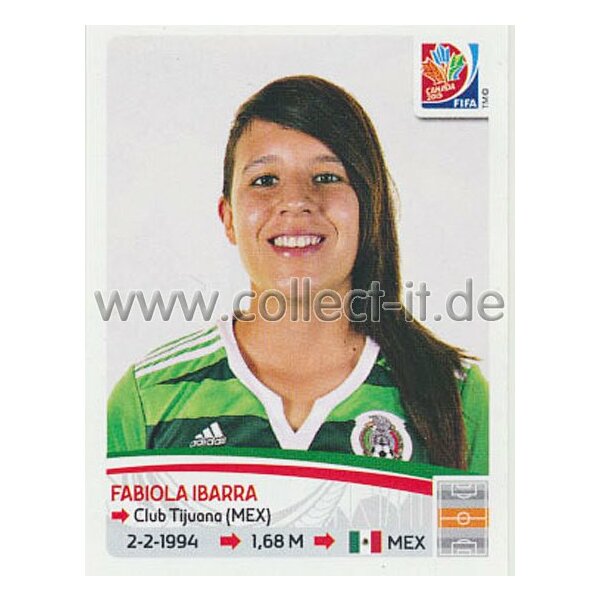 Frauen WM 2015 - Sticker 471 - Fabiola Ibarra - Mexiko