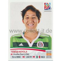 Frauen WM 2015 - Sticker 473 - Teresa Noyola - Mexiko