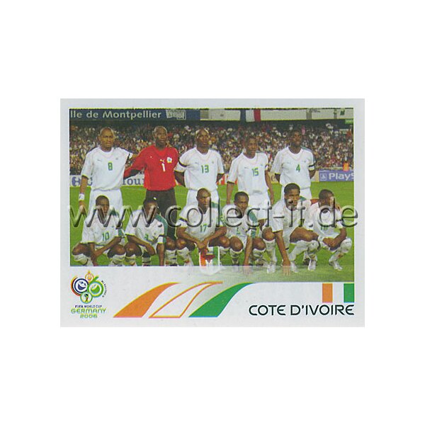 WM 2006 - 188 - Côte dIvoire - Mannschaftsbild Original Panini, frisch