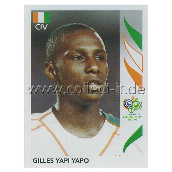 WM 2006 - 201 - Gilles Yapi Yapo [Côte dIvoire] - Spielereinzelporträt