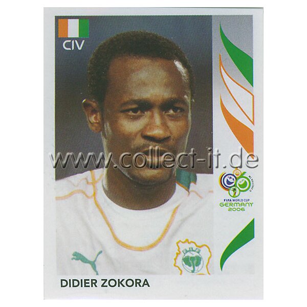 WM 2006 - 202 - Didier Zokora [Côte dIvoire] - Spielereinzelporträt Ori