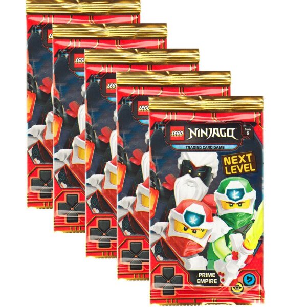 LEGO Ninjago 5 NEXT LEVEL - Trading Cards - 5 Booster