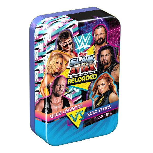 WWE Slam Attax Reloaded -  1 Tin Box (zufällige Auswahl)