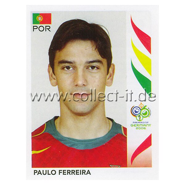 WM 2006 - 289 -  Paulo Ferreira [Portugal] - Spielereinzelporträt