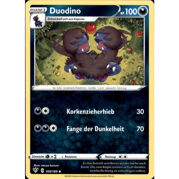 109/189 - Duodino - Flammende Finsternis - Deutsch