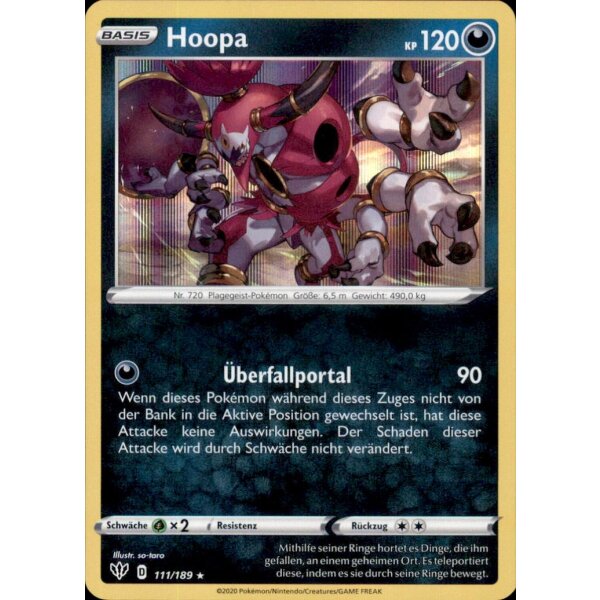 111/189 - Hoopa - Flammende Finsternis - Deutsch