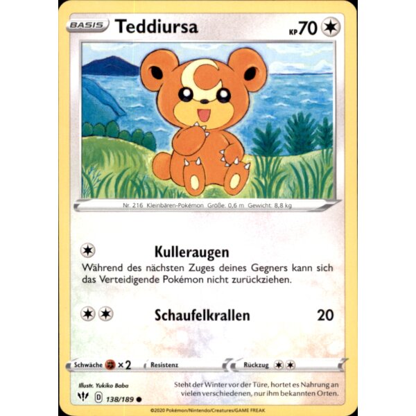 138/189 - Teddiursa - Flammende Finsternis - Deutsch