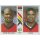 WM 2006 - 306 -  Andre Macanga + Edson  [Angola] - Doppelsticker mit 2 S