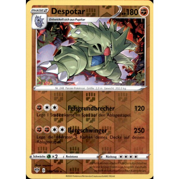 88/189 - Despotar - Reverse Holo - Deutsch