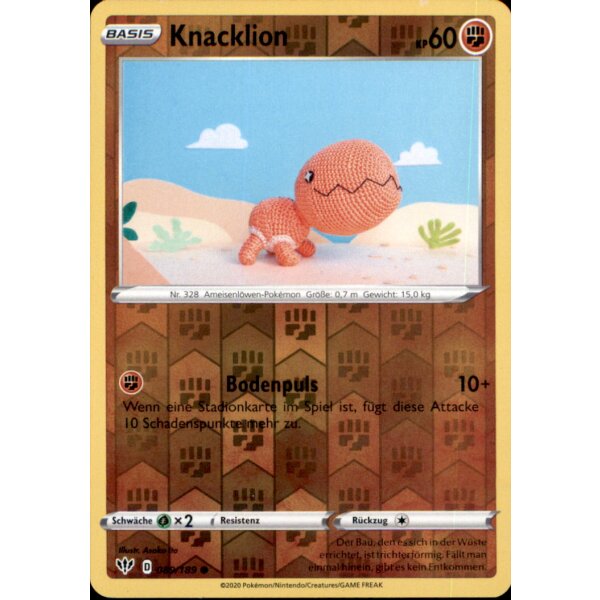 89/189 - Knacklion - Reverse Holo - Deutsch