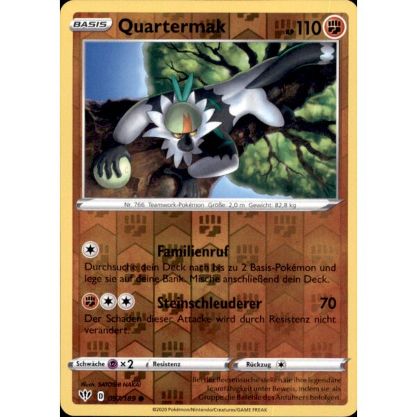 97/189 - Quartermak - Reverse Holo - Deutsch