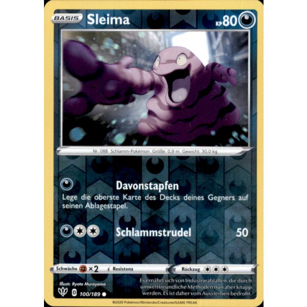 100/189 - Sleima - Reverse Holo - Deutsch