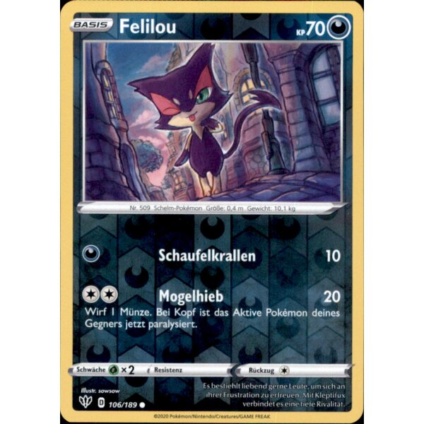 106/189 - Felilou - Reverse Holo - Deutsch