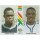 WM 2006 - 313 - Sammy Adjei + Daniel Edusei [Ghana] - Doppelsticker mit