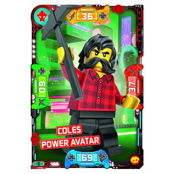 6 - Coles Power Avatar - Helden Karte - Serie 5 NEXT LEVEL