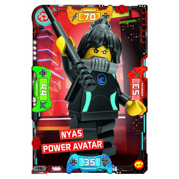 14 - Nyas Power Avatar - Helden Karte - Serie 5 NEXT LEVEL