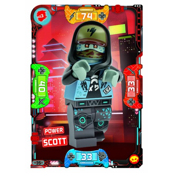 35 - Power Scott - Helden Karte - Serie 5 NEXT LEVEL