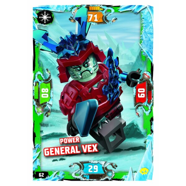 62 - Power General Vex - Schurken Karte - Serie 5 NEXT LEVEL