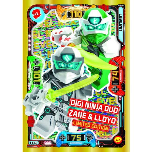 LE12 - Digi Ninja Duo Zane & Lloyd - Limitierte Karte - Serie 5 NEXT LEVEL