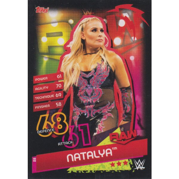 Karte 28 - Natalya - RAW - Slam Attax Reloaded