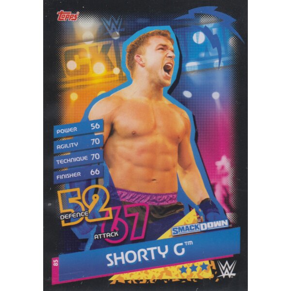 Karte 85 - Shorty G - Smackdown  - Slam Attax Reloaded