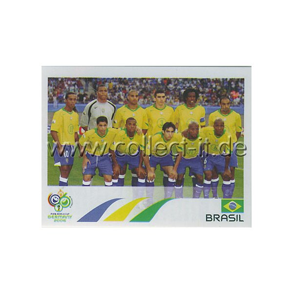 WM 2006 - 378 - Brasilien - Mannschaftsbild