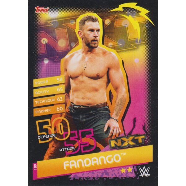 Karte 109 - Fandango - NXT - Slam Attax Reloaded