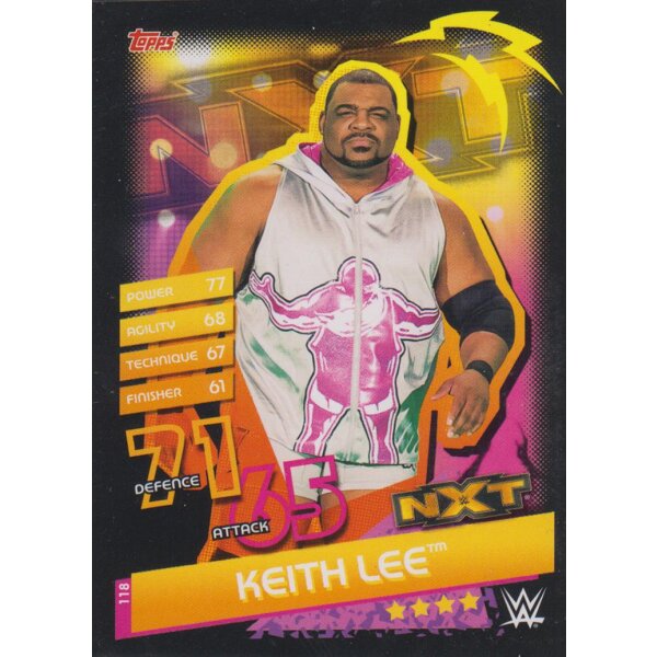 Karte 118 - Keith Lee - NXT - Slam Attax Reloaded