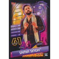 Karte 167 - Samir Singh - 205 Live - Slam Attax Reloaded