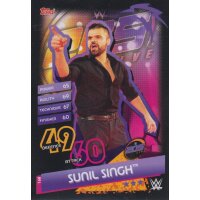 Karte 168 - Sunil Singh - 205 Live - Slam Attax Reloaded