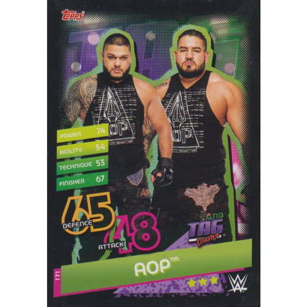 Karte 171 - Aop - Tag Team - Slam Attax Reloaded