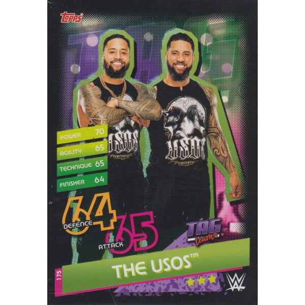 Karte 175 - The Usos  - Tag Team - Slam Attax Reloaded